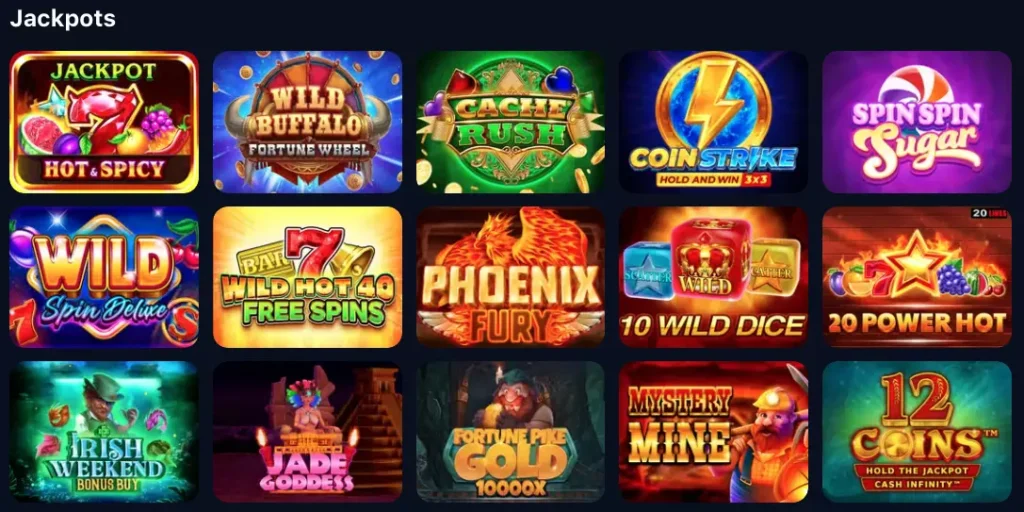 Slots with Jackpots