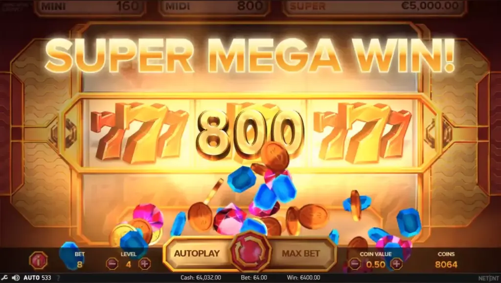 Big Win in Grand Spinn Superpot Slot