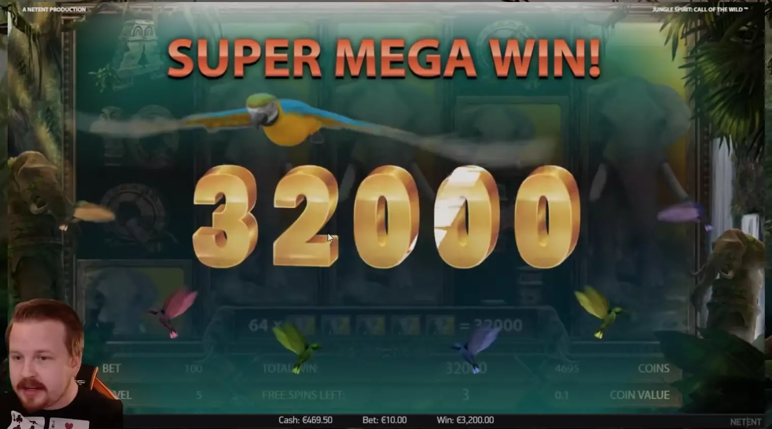 Big win in Jungle Spirit: Call of the Wild slot