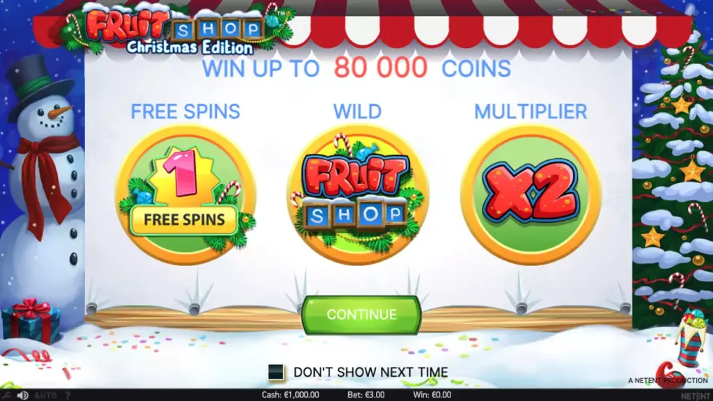 Fruit Shop Christmas Edition Slot Review