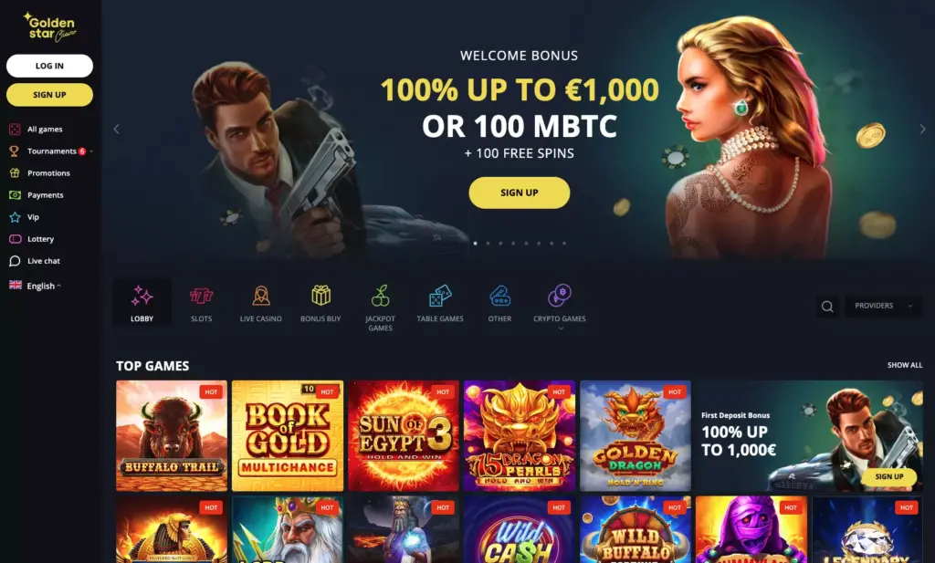 Official website of Golden Star Casino