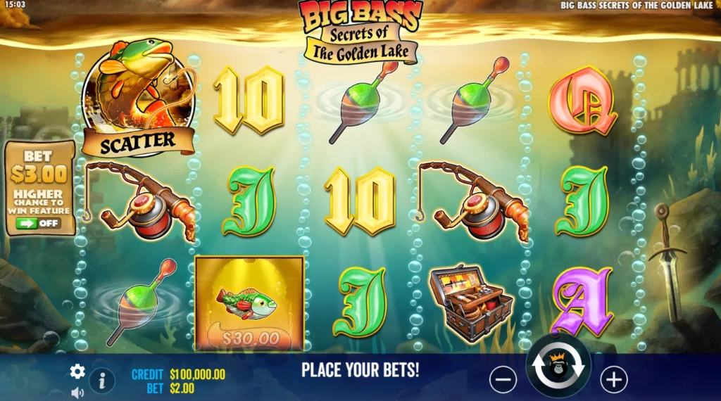 Big Bass Secrets of the Golden Lake Slot-game