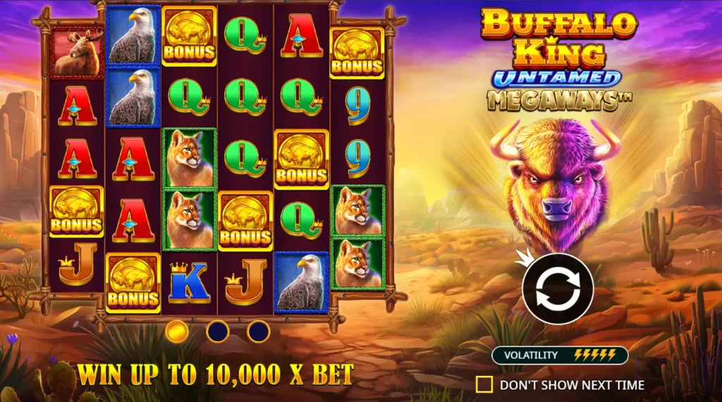 Buffalo King Untamed Megaways Game slot