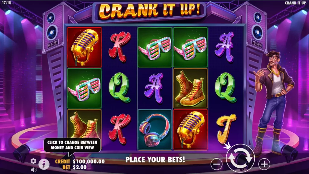 Crank It Up lets play in slot