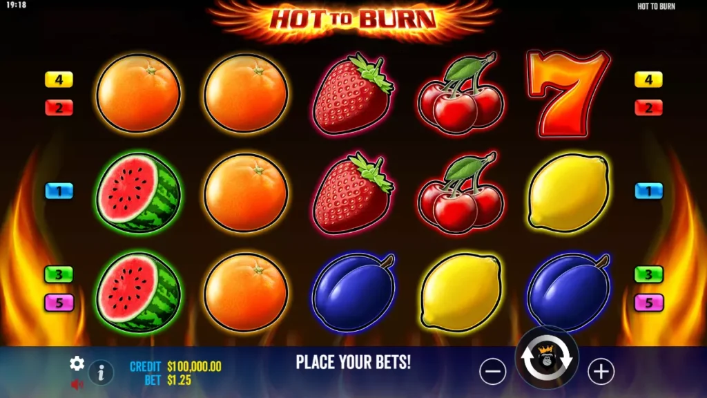 Hot to burn Slot