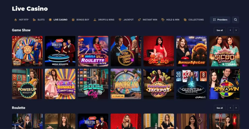 Live Casino Games