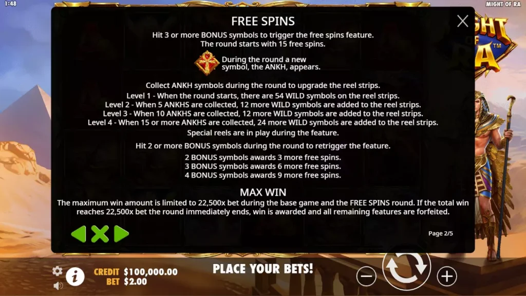 Bonus - Free Spins