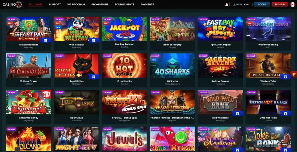 Canadians' Favorite Online Slots