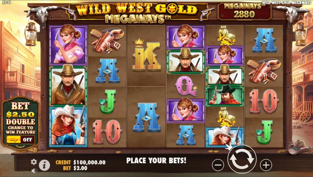 Wild West Gold Megaways slot-game