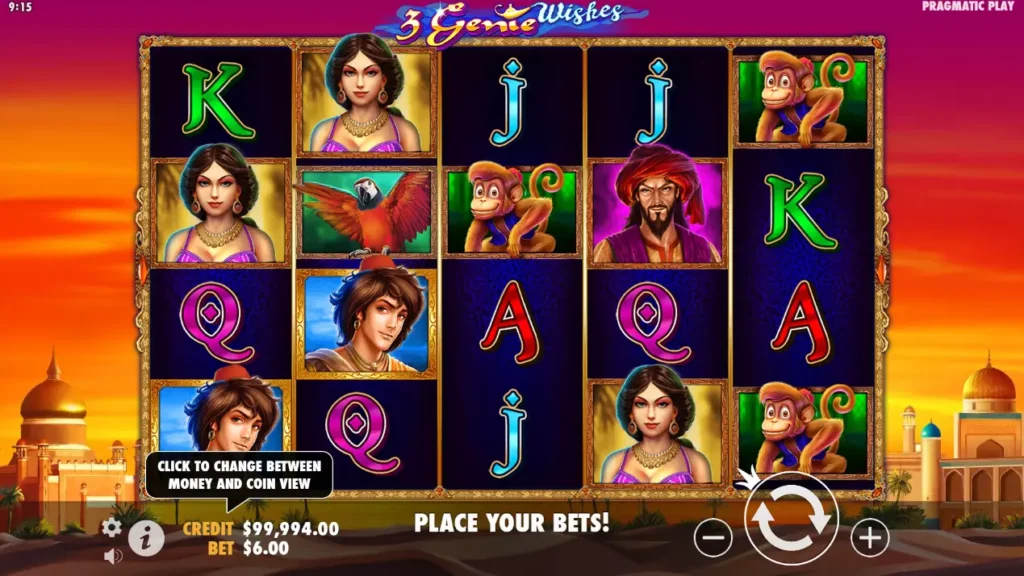 3 Genie Wishes Slot Review