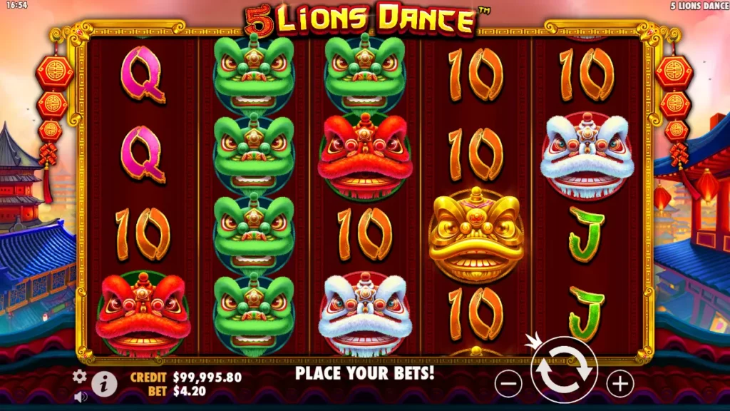 5 Lions Dance Slot Review