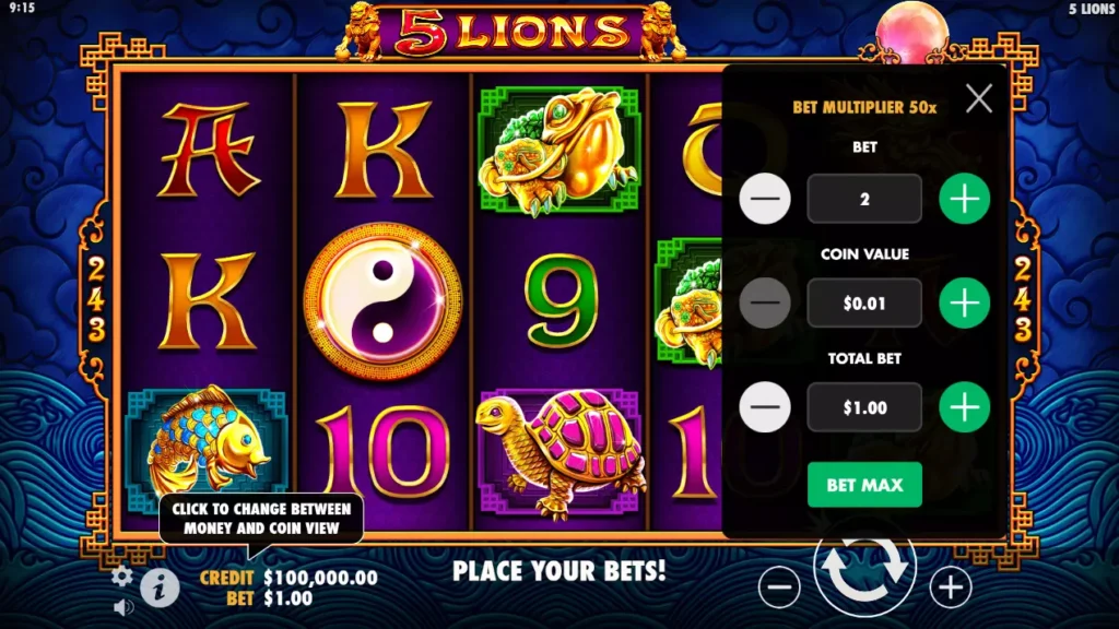 5 Lions Slot Review