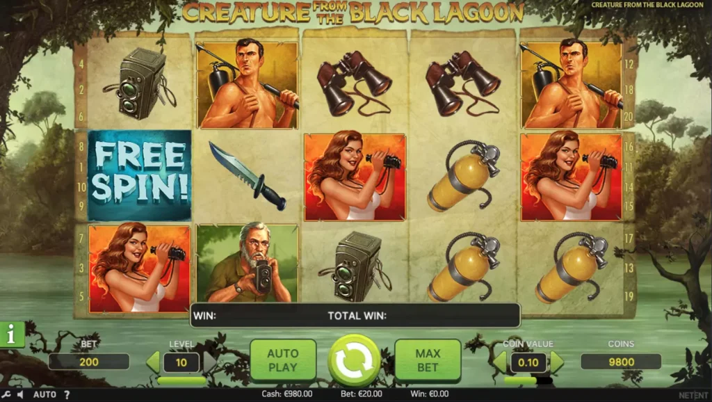 Creature from the Black Lagoon Slot Demo