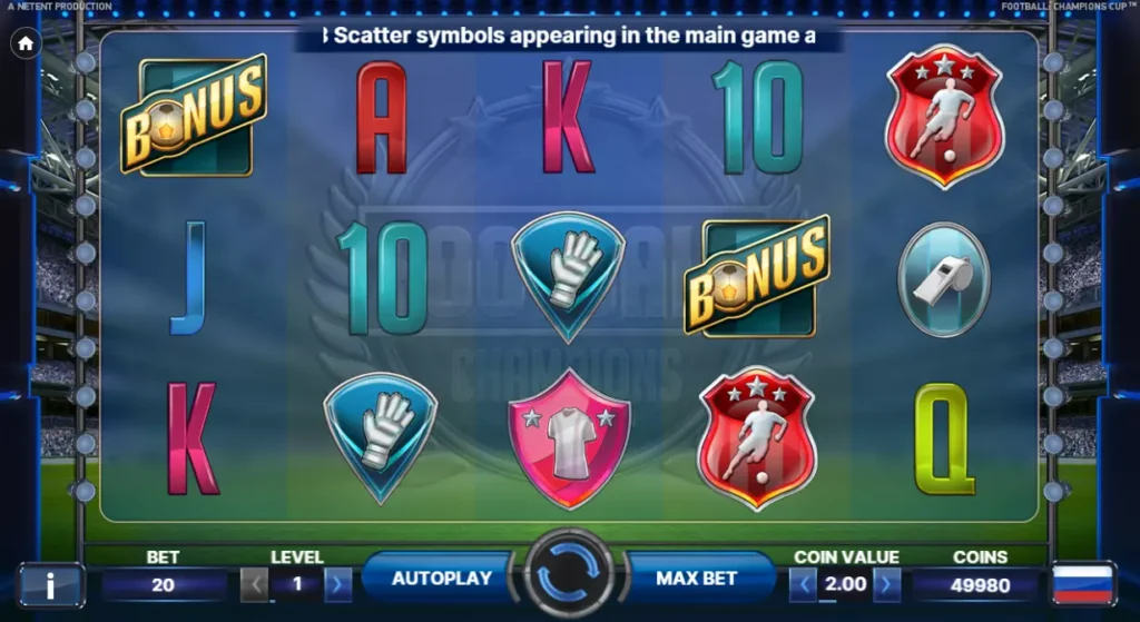 Football Champions Cup Slot Review