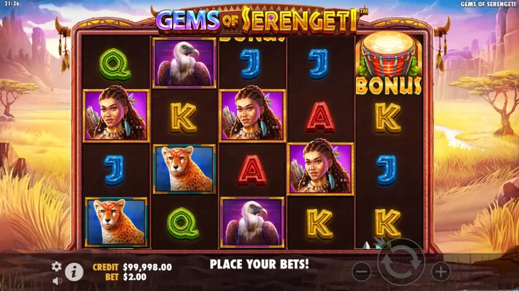 Gems of Serengeti Slot Review