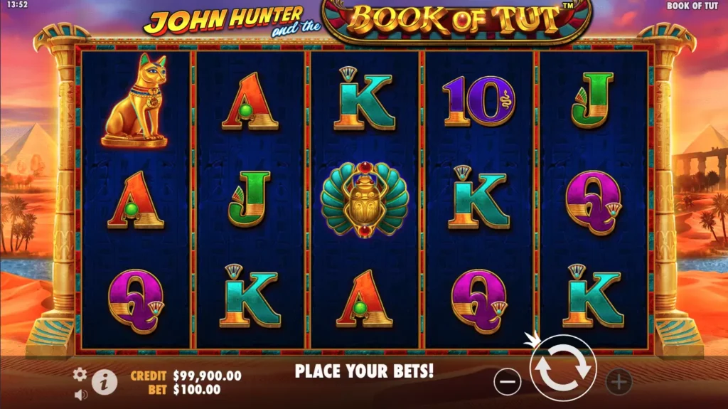 John Hunter and the Book of Tut Slot Demo