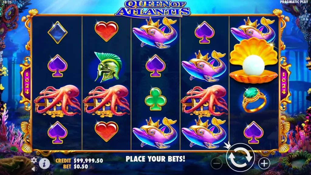 Queen of Atlantis Slot Review