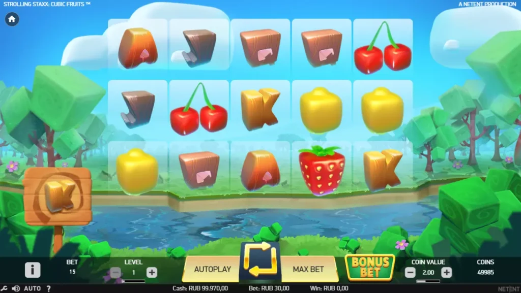 Strolling Staxx Cubic Fruits Slot Review